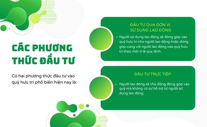 Các phương thức đầu tư quỹ hưu trí