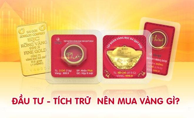 Tích lũy vàng để đầu tư, đầu cơ