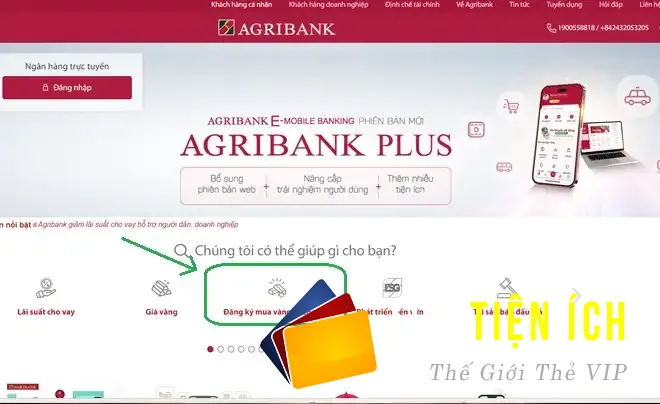 Hướng dẫn đăng ký mua vàng miếng SJC tại Agribank