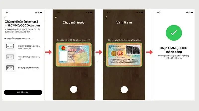 Chụp ảnh CCCD/CMND